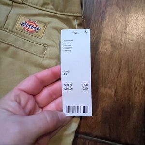 Dickies Khaki Pants urban outfitters new NWT cargo pants trousers